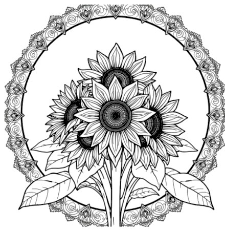 A design from Sunflower Mandalas