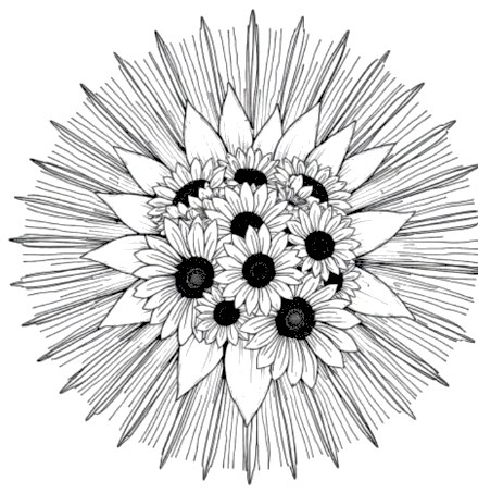 A design from Sunflower Mandalas