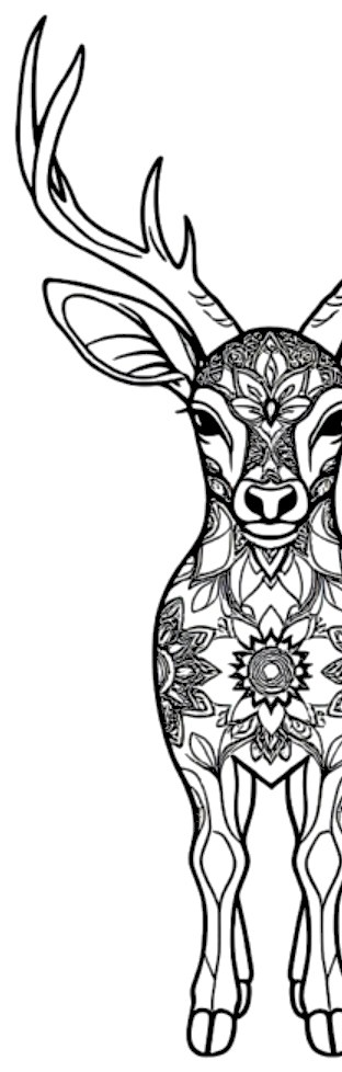 A design from Woodland Animal Mandalas