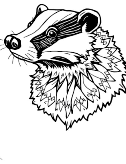 A design from Woodland Animal Mandalas